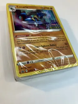 Lucario NM SEALED SWSH186 Brilliant Stars SWSH Build & Battle Deck Pokemon - Image 2