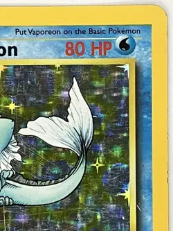 Vaporeon MP 12/64 Unlimited Jungle Pokemon TCG Holo - Image 3
