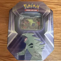 Tyranitar Triple Whammy Collectors Tin - Pokemon TCG - Factory Sealed - Image 1