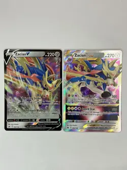 Zacian V VSTAR Crown Zenith 095 096/159 Pokemon TCG Holo - Image 1