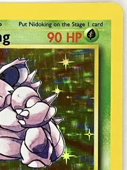 Nidoking NM 11/102 Unlimited Base Set Pokemon TCG Holo - Image 3