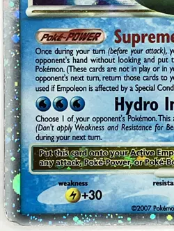 Empoleon LV.X MP DP11 Diamond and Pearl Pokemon TCG Holo - Image 5