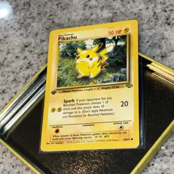 1st Edition Pikachu 60/64 🔥 | ‘99 WOTC, Nintendo | GameFreak LP Pokemon TCG - Image 1