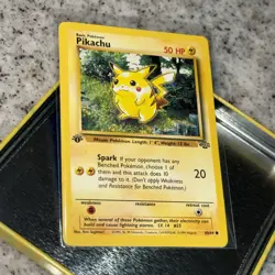 1st Edition Pikachu 60/64 🔥 | ‘99 WOTC, Nintendo | GameFreak LP Pokemon TCG - Image 2