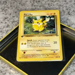 1st Edition Pikachu 60/64 🔥 | ‘99 WOTC, Nintendo | GameFreak LP Pokemon TCG - Image 3