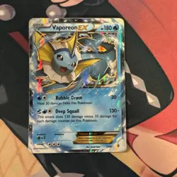 Pokemon TCG - Vaporeon EX - 24/83 - Generations - Ultra Rare (2016) DMG - Image 1