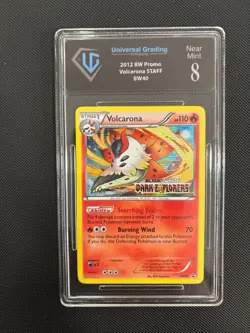 CARTA POKEMON VOLCARONA PROMO STAFF DARK EXPLORERS UG 8 N-MINT ENG - Image 1