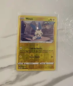 Minun #090/264 Reverse Holo 2021 Pokemon Fusion Strike LP - Image 1
