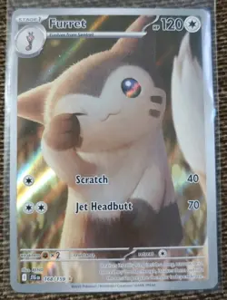 Pokemon TCG - S&V - Journey Together - Furret 168/159 - Illustration Rare - NM - Image 1