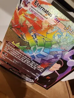 Pokemon TCG Eternatus VMAX Darkness Ablaze 192/189 Rainbow Secret Rare - Image 2