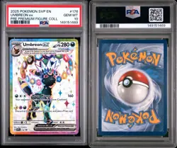 2025 POKEMON PRISMATIC EVOLUTIONS PREMIUM FIGURE COLLECTION UMBREON EX PSA 10 - Image 3