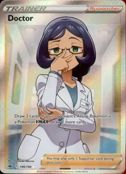 Doctor (Full Art) 190/198 Holofoil - Pokemon SWSH06: Chilling Reign - Image 1