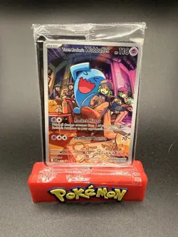 Team Rocket's Wobbuffet SVP 203 Destined Rivals Sealed Promo Pokemon TCG - Image 1