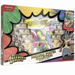 Pokemon Ascended Heroes Mega Lucario Ex Premium Poster Collection Sealed✨🔥 - Image 1