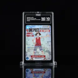 TAG 10 GEM MINT Monkey D. Luffy Promo – College Basketball US Voyage – One Piece - Image 1