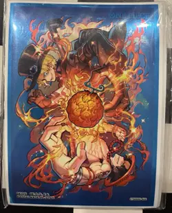 One Piece Bandai Devil Fruit Sabo and Ace Card Sleeves Sealed - Image 1
