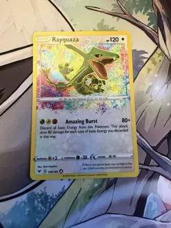 Rayquaza Holo 138/185 Sword & Shield Vivid Voltage Pokemon TCG Card - Image 1