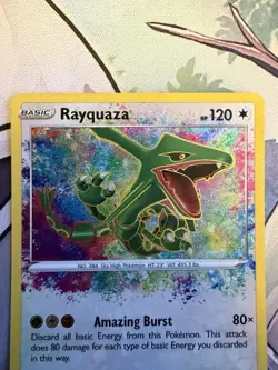 Rayquaza Holo 138/185 Sword & Shield Vivid Voltage Pokemon TCG Card - Image 5