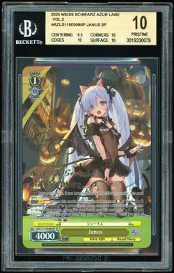 Weiss Schwarz Azur Lane Vol. 2 BGS 10 Janus AZL/S119-E009SP SP - Image 1