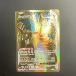 Pokemon Dragonite EX Ultra Rare Full Art Holo 106/108 180 HP Evolutions - Image 1