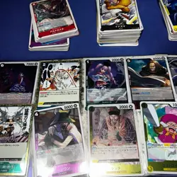 (500) One Piece Card Game Common Card Lot Mixed Bulk Mostly Japanese w/ Foils - Image 4