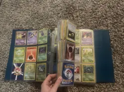 Nintendo Pokemon TCG Binder Mixed Card Lot Bulbasaur Wooper Psyduck - Image 2