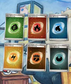 151 Cosmos Holo Energy 6 Cards NM Pokemon SV SVE - Image 4