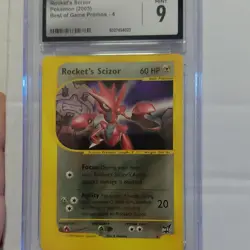 Pokemon Rocket's Scizor 4/9 Best of Game 2003 Promo Holo CGC 9 Card - Image 1