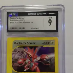 Pokemon Rocket's Scizor 4/9 Best of Game 2003 Promo Holo CGC 9 Card - Image 3