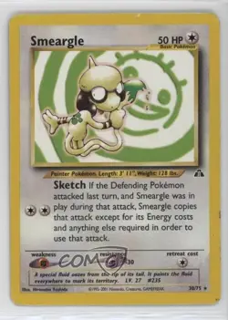 Smeargle Pokemon Neo Discovery #30 2001 - Image 1