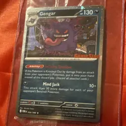 Pokemon Gengar GameStop Promo Holo Card 050/088 Stage 2 HP 130 - Image 2