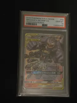 Marshadow & Machamp GX Holo Card 82/214 Sm-Unbroken Bonds PSA 10 - Image 1
