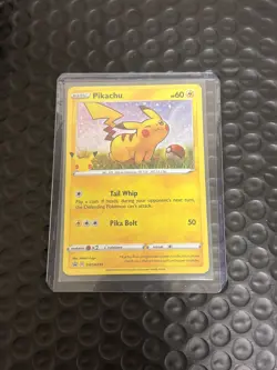 Pokemon Pikachu SWSH039 General Mills Cereal Promo Holo Rare Card MCAP NM - Image 1