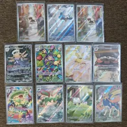 Pokemon Full Art Lot Of 11 Cards English PFL MEG DRI Flames Mega Evolutions - Image 1