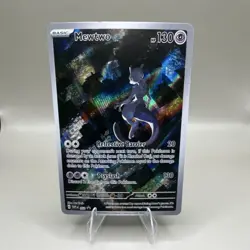 Pokemon Mewtwo 052 SV: Scarlet & Violet Promo Holo Psychic Basic 130 HP Card - Image 1