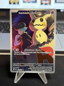 Pokemon Ascended Heroes Team Rocket’s Mimikyu 238/217 Illustration Rare NM - Image 1