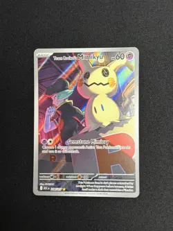 Pokemon Ascended Heroes Team Rocket’s Mimikyu 238/217 Illustration Rare NM - Image 2