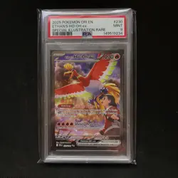 2025 Pokemon Scarlet And Violet Destined Rivals Ethan's Ho-oh EX #230 PSA 9 Mint - Image 1
