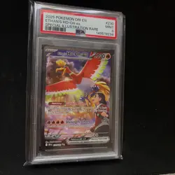 2025 Pokemon Scarlet And Violet Destined Rivals Ethan's Ho-oh EX #230 PSA 9 Mint - Image 3