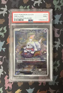 PSA 9 Greavard 214/198 SV01 MINT Pokemon TCG Scarlet & Violet Base Set English - Image 3