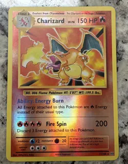 Charizard 11/108 Rare Reverse Holo Pokemon TCG XY Evolutions!! - Image 1