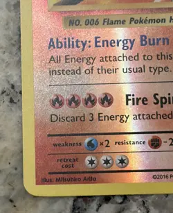 Charizard 11/108 Rare Reverse Holo Pokemon TCG XY Evolutions!! - Image 5