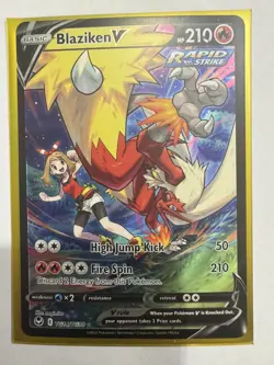 Pokemon Blaziken V Silver Tempest Tg14/Tg30 - Image 1