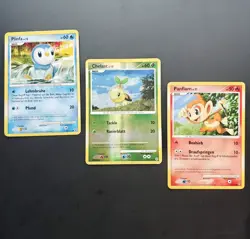 Gen. 4 Starter Pokemon Karten Sammlung | Mit Chelast Reverse Holo | Vintage DE - Image 1