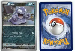 GRIMER 088/165 COMMON 151 POKEMON REVERSE HOLO NM - Image 1