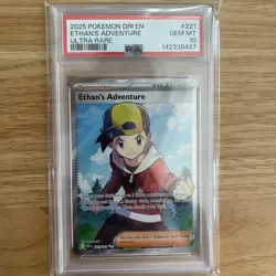 Pokemon TCG Ethans Adventure 221/182 Destined Rivals PSA 10 - Image 1