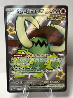 Great Tusk ex 072 - S&V: Black Star Promo - Pokemon TCG (NM) Shiny - Image 1