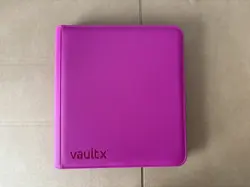 Vaultx 12 Pocket Pokemon Phantasmal Flames ME2 1st Edition Exo-Tec Zip Binder - Image 1