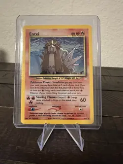 Pokemon TCG Entei Neo Revelation 6/64 Holo Unlimited Holo Rare MINT/NM - Image 1