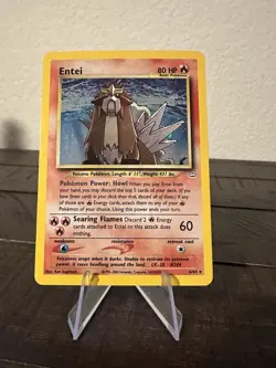 Pokemon TCG Entei Neo Revelation 6/64 Holo Unlimited Holo Rare MINT/NM - Image 4